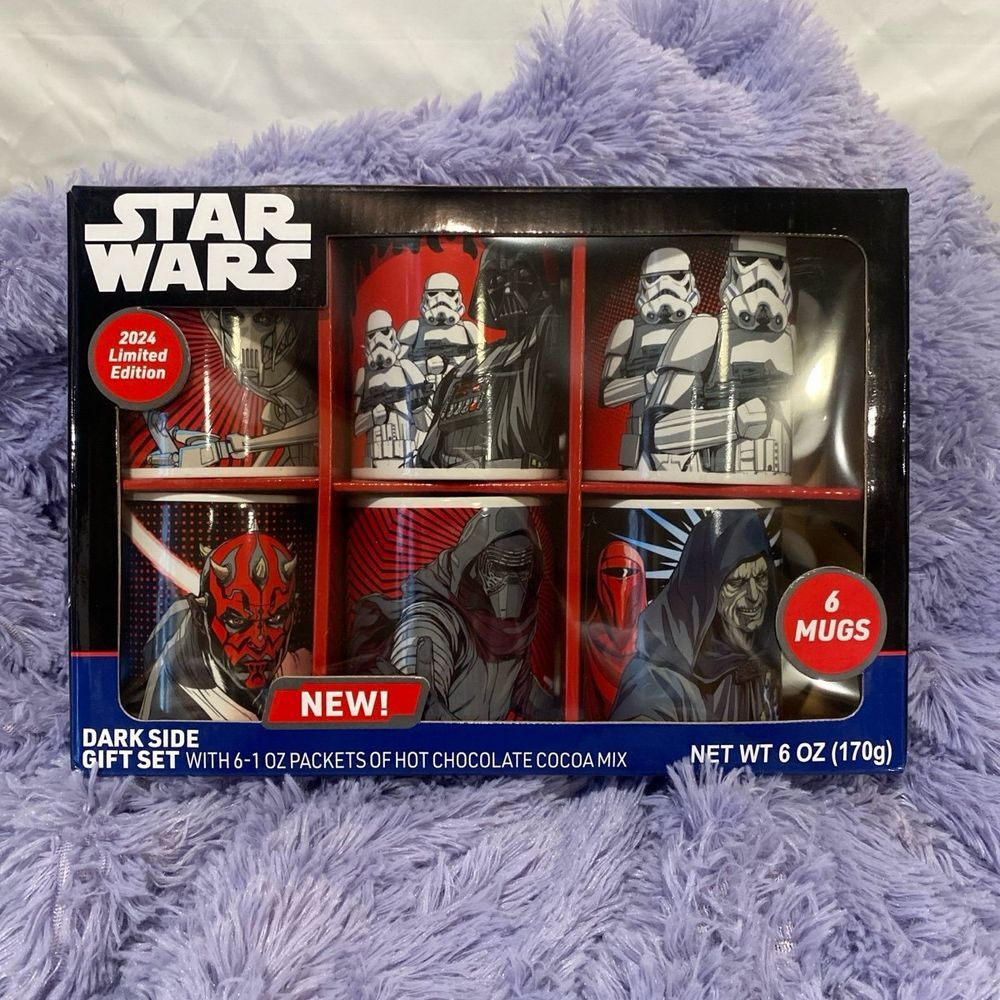 Star Wars Limited Edition Dark Side Mugs with‎ Hot Cocoa
